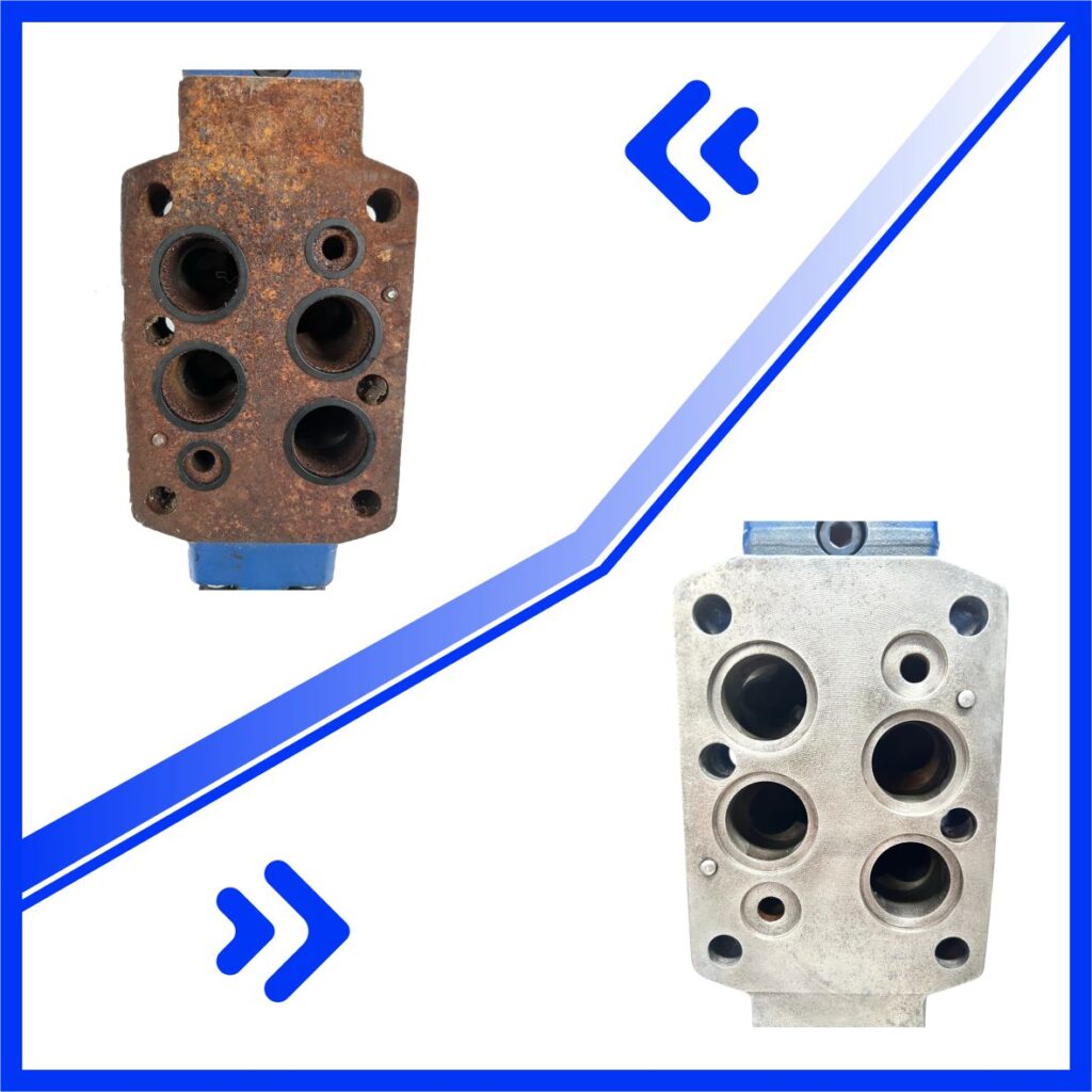 Obnova proporcionalnih ventilov Moog Inc. za visokotlačne brizgalne stroje KraussMaffei.